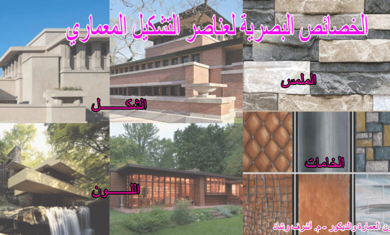 عناصر التشكيل المعماري