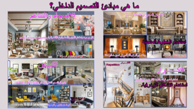 ما هي مبادئ التصميم الداخلي؟